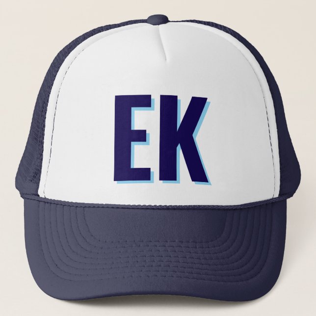 Skuggmonogram Strand Sällskapsfestpresenter Keps (Framsida)