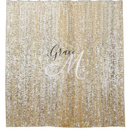 Skuggning av Champagne Sparkling Modern Monogram