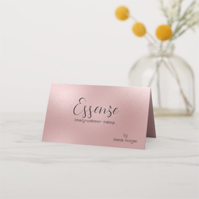 Skuggning av den moderna bakgrunden Ro-Guld Lojalitetskort (Framsida)