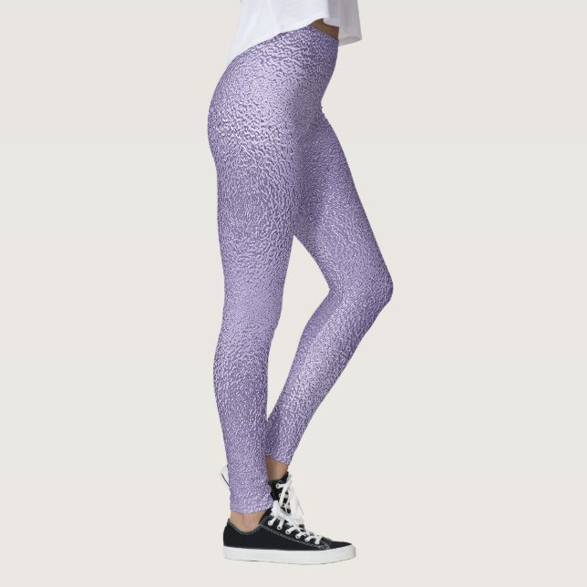 Skuggning av Lila glasform Leggings (Höger)