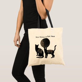 Skuggning av Måne Tote Bag Tygkasse