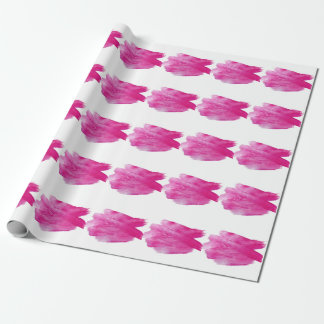 Skuggning av Rosa Foil: Watercolor Abstrakt Presentpapper