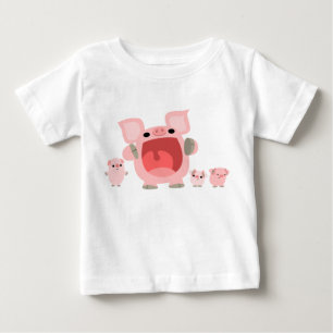Skuggning av Tecknad Grisar Baby T-shirt