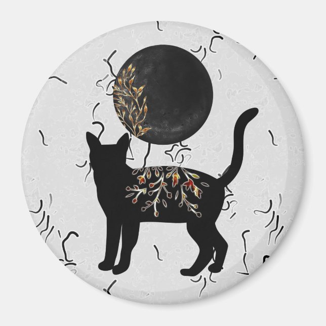 Skuggning Måne Magnet (Framsidan)