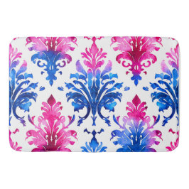 Skuggningsmönster för elegantens Rosa Blommigt  Badrumsmatta