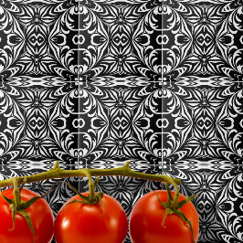 Skuggningsmönster för Snyggt av svart och vit Eleg Kakelplatta