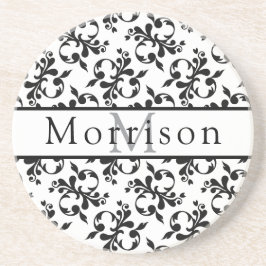 Skuggningsmönster för svart och vit Fransk i elega Underlägg