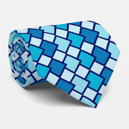 Skuggor av den blå Abstraktens geometriska diamete Slips