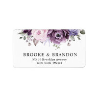 Skuggor av Dusty Lila Blooms Adress