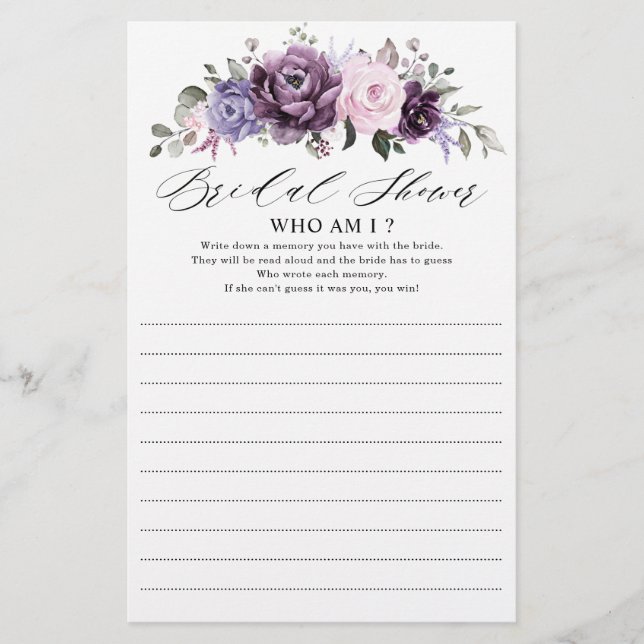 Skuggor av Dusty Lila Blooms som jag spelar (Framsida)