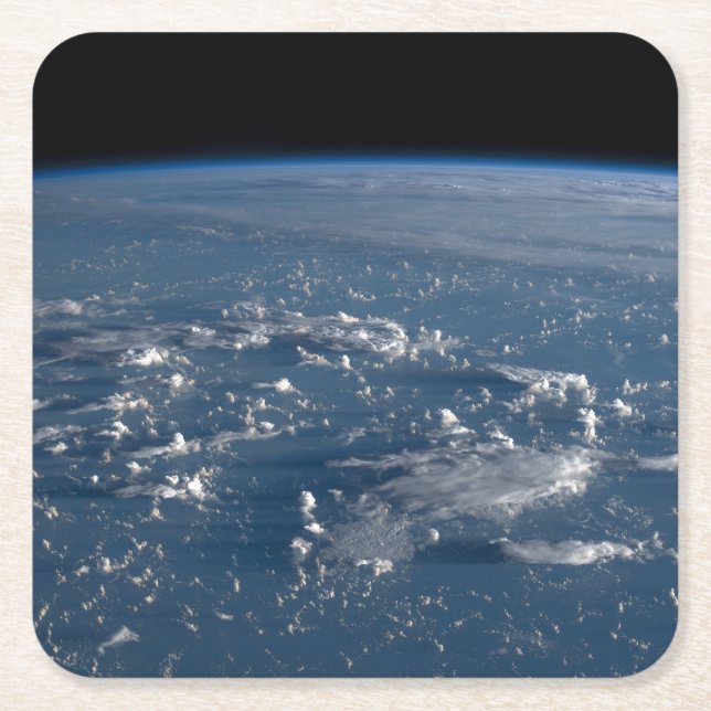 Skuggor från moln över Filippinernas hav Underlägg Papper Kvadrat (Framsidan)