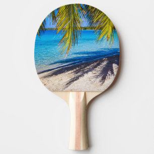 Skuggor på stranden pingisracket