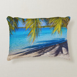 Skuggor på stranden prydnadskudde