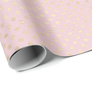 Skuggor vid Guld på Rosa Presentpapper