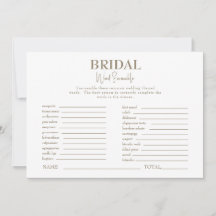 Skuggspel för guld & Vita Möhippan Ord