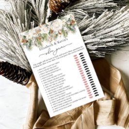 Skuggspel för vinter-Blommigt och Gräs-Möhippa