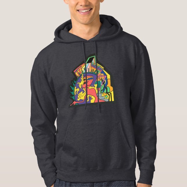 Skuggspott  hoodie (Framsida)