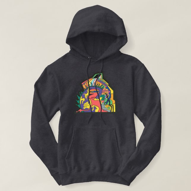 Skuggspott  hoodie (Design framsida)