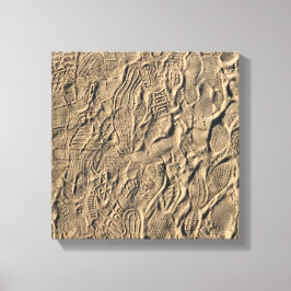 Skuggutskrifter i Sand Canvastryck