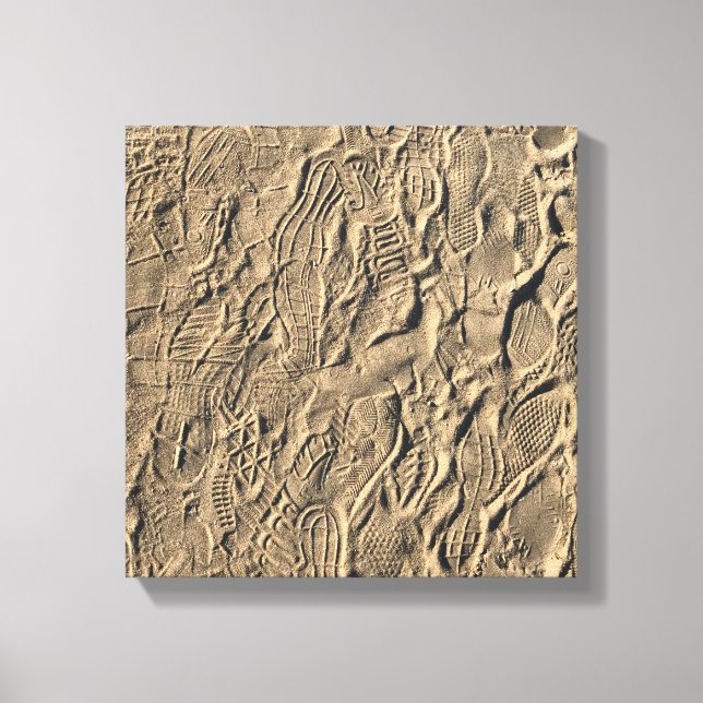 Skuggutskrifter i Sand Canvastryck (Framsida)