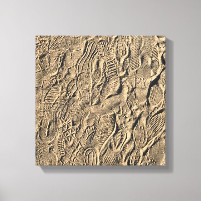 Skuggutskrifter i Sand Canvastryck (Framsida)