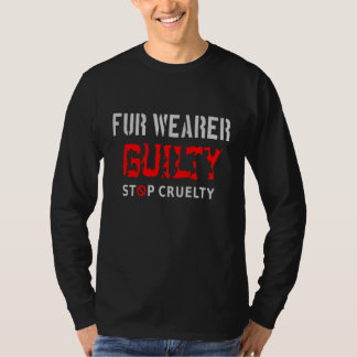 Skuld av päls t shirt