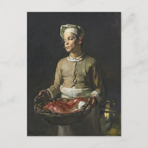 Skuld med röda mullets Joseph Bail Art Vykort