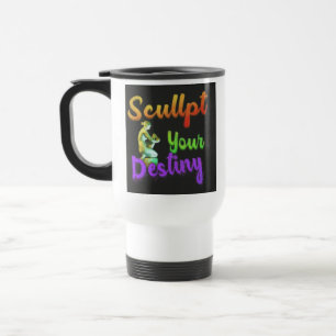 "Skulda ditt öde" resekaffesmug Resemugg