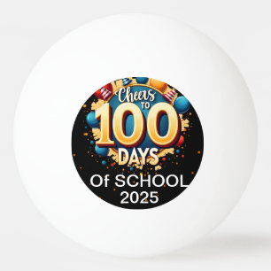 Skulder till 100 dagar: Festive 100 Day of School Pingisboll
