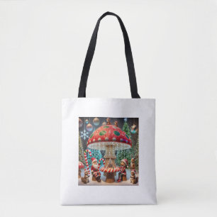 Skulder Tote Bag: julsvampdesign Tygkasse