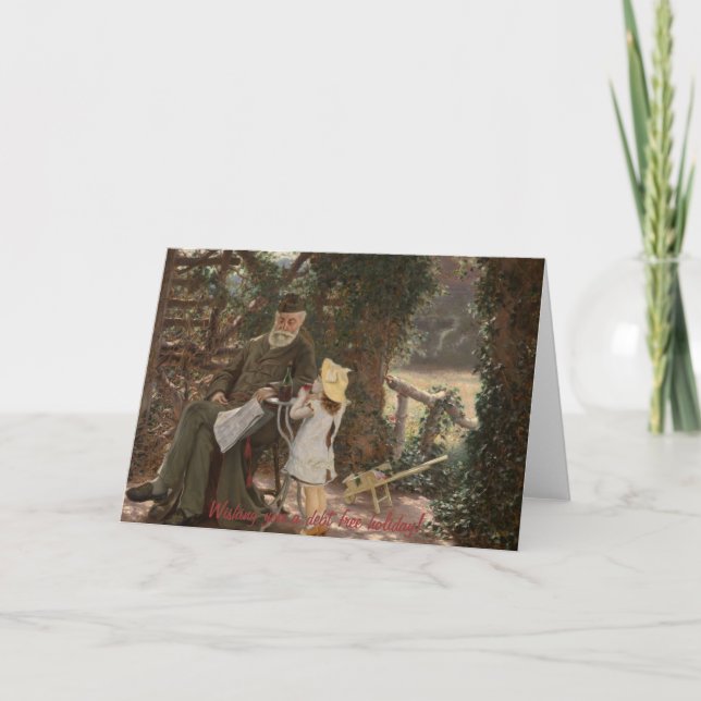 Skuldfri jul helgkort (Framsida)