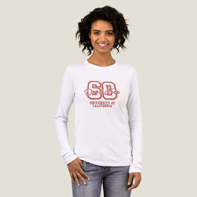 'Skuldfri universitet' - Skuldfri resa  T Shirt (Hel framsida)