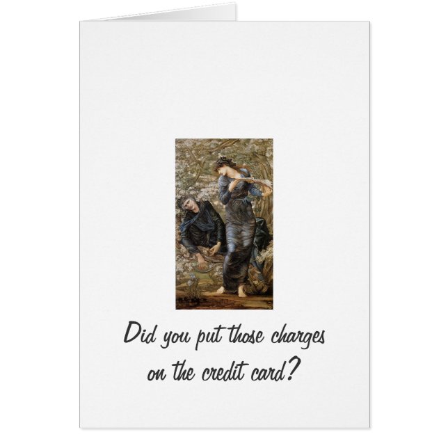 Skuldfritt liv hälsningskort (Framsidan)