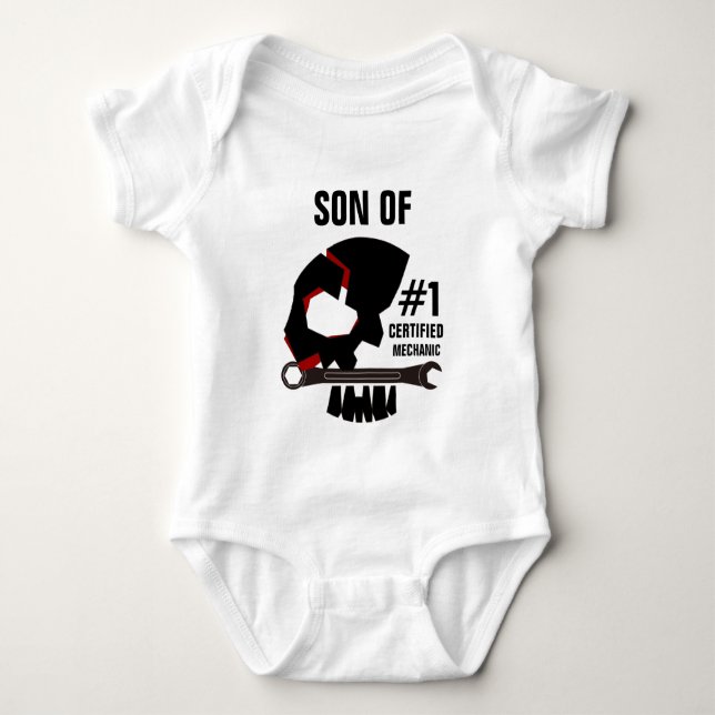 SKULETONS BHQ Mekaniker T Shirt (Framsida)