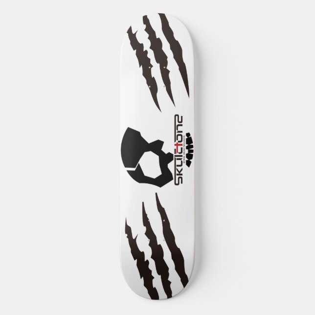 SKULETONS BHQ NO1 MINI SKATEBOARD BRÄDA 18,5 CM (Framsida)