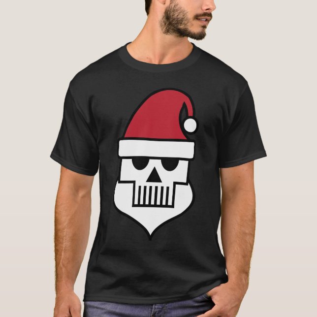 Skuli Claus skjorta T Shirt (Framsida)