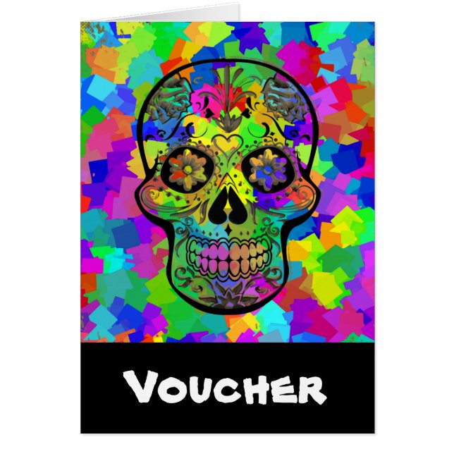 Skull 20161106 hälsningskort (Framsidan)