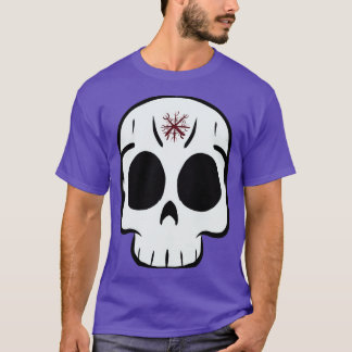 Skull aegishjalmur t shirt