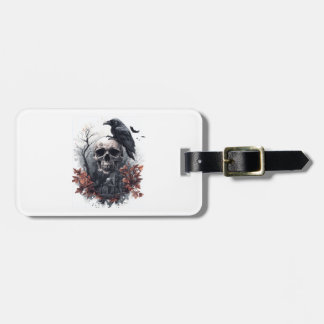 Skull and Raven Prophecy Bagagebricka