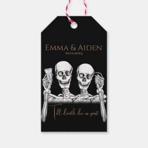 Skull Ani Gift-Märkre Presentetikett