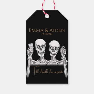 Skull Ani Gift-Märkre Presentetikett
