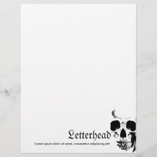 Skull Ansikte Brevhuvud