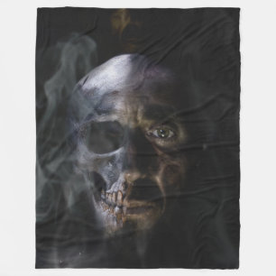 SKULL ANSIKTE FLEECEFILT