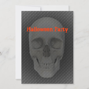 Skull Ansikte Halloween-inbjudan Inbjudningar