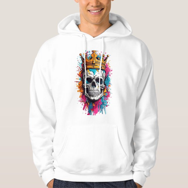 SKULL ANSIKTE Hoodie (Framsida)
