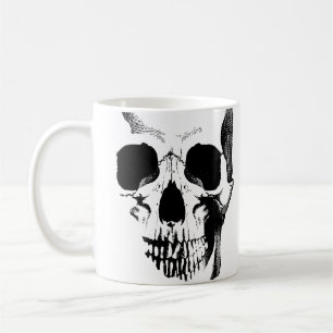 Skull Ansikte Mugg