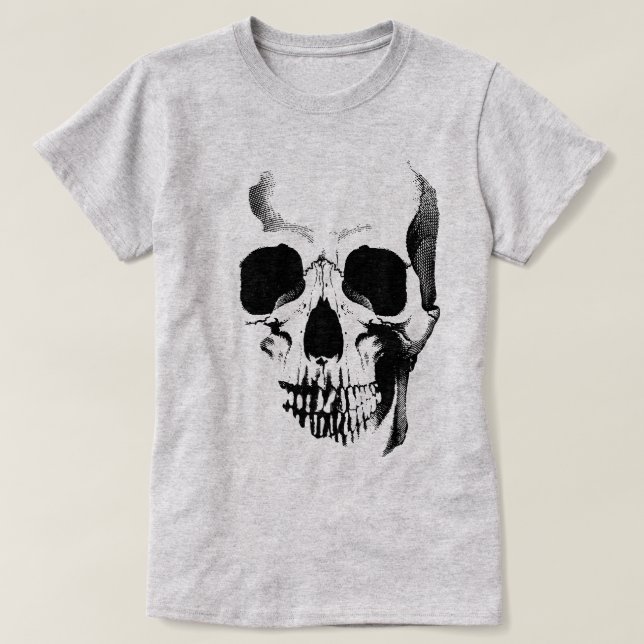 Skull Ansikte T-Shirt (Design framsida)