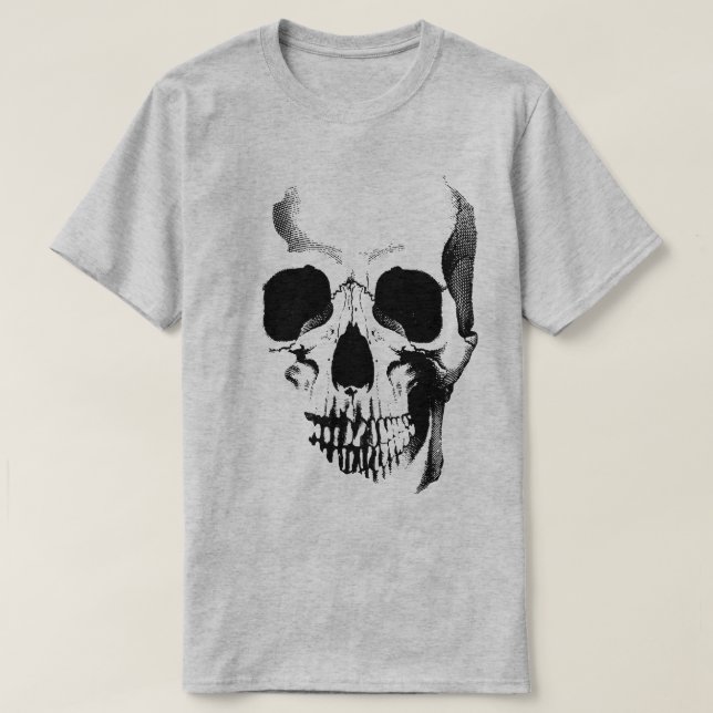 Skull Ansikte Tee (Design framsida)