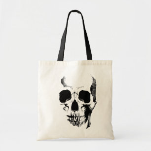 Skull Ansikte Tygkasse