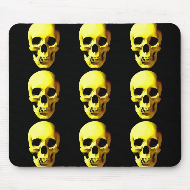 Skull Artwork Mousepad Musmatta (Framsidan)
